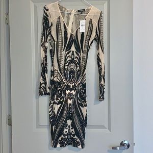 Brand new never worn fashion nova luxe dress